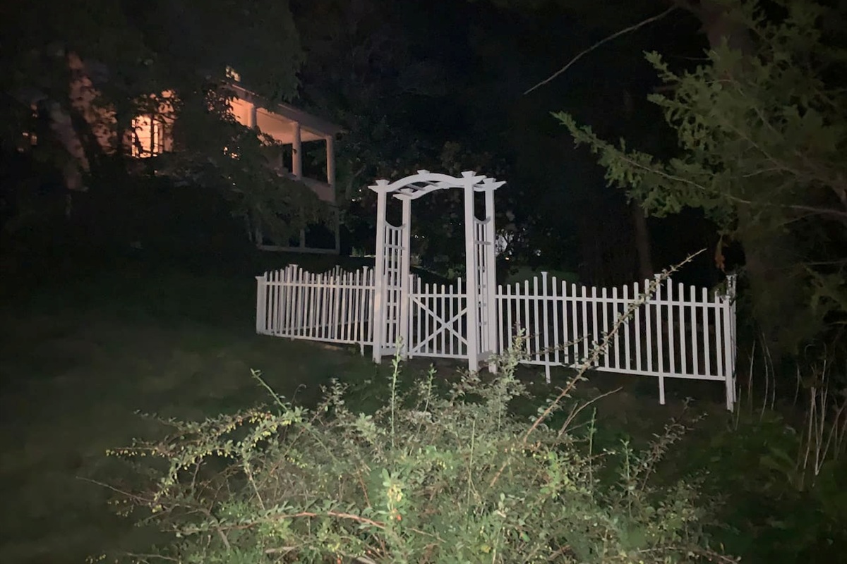 View from the front yard 