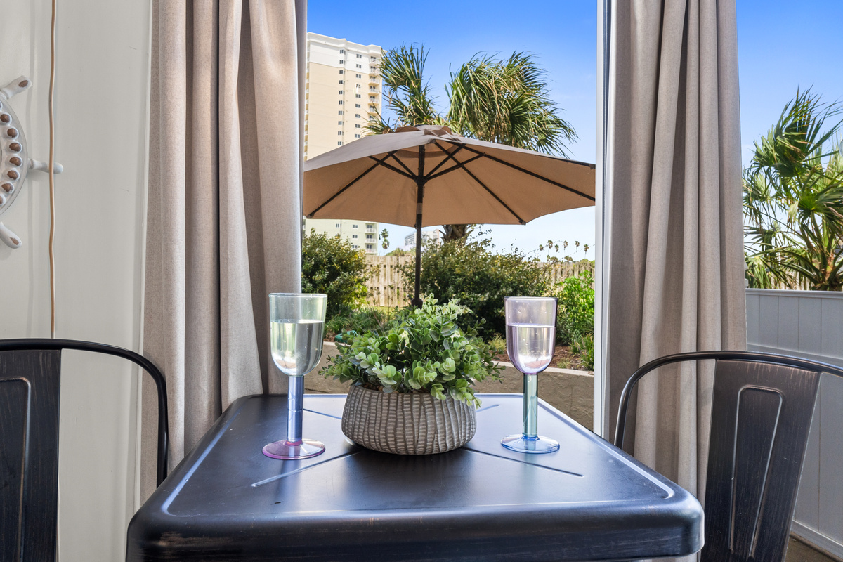 Dining Area overlooking the Patio