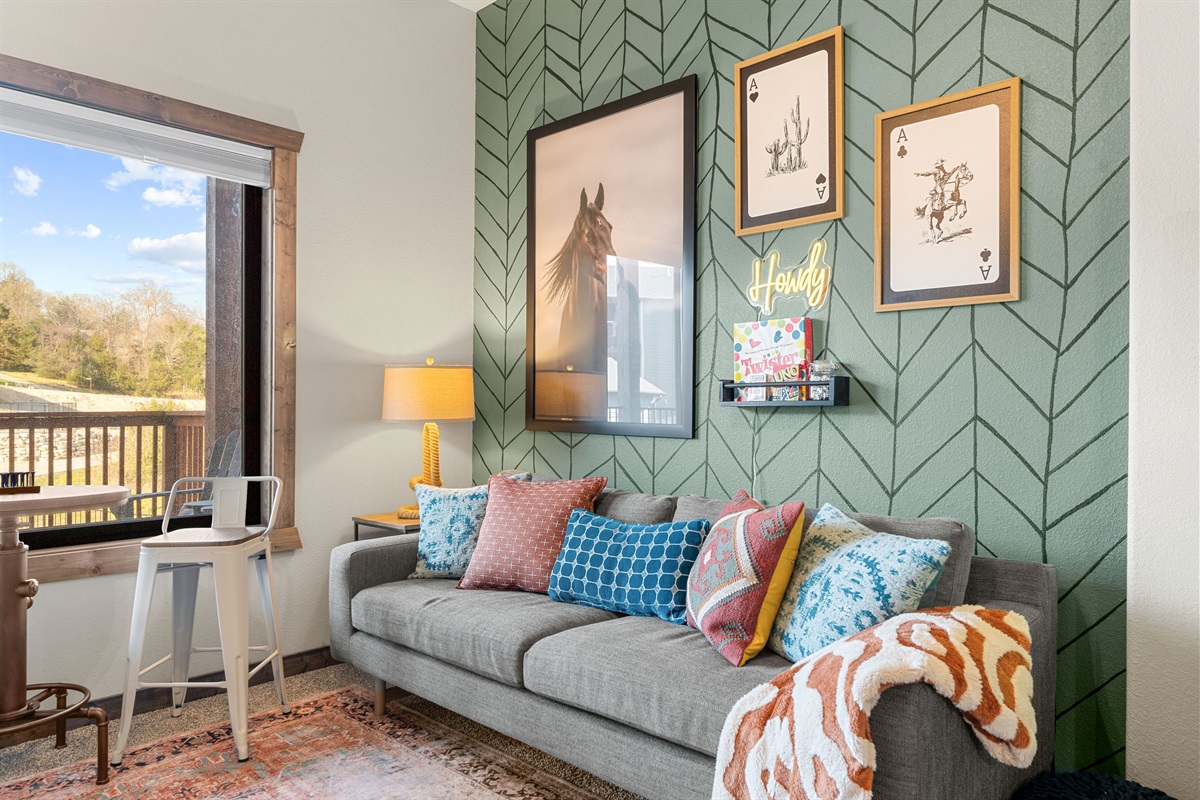 Hangout in the lower level game room