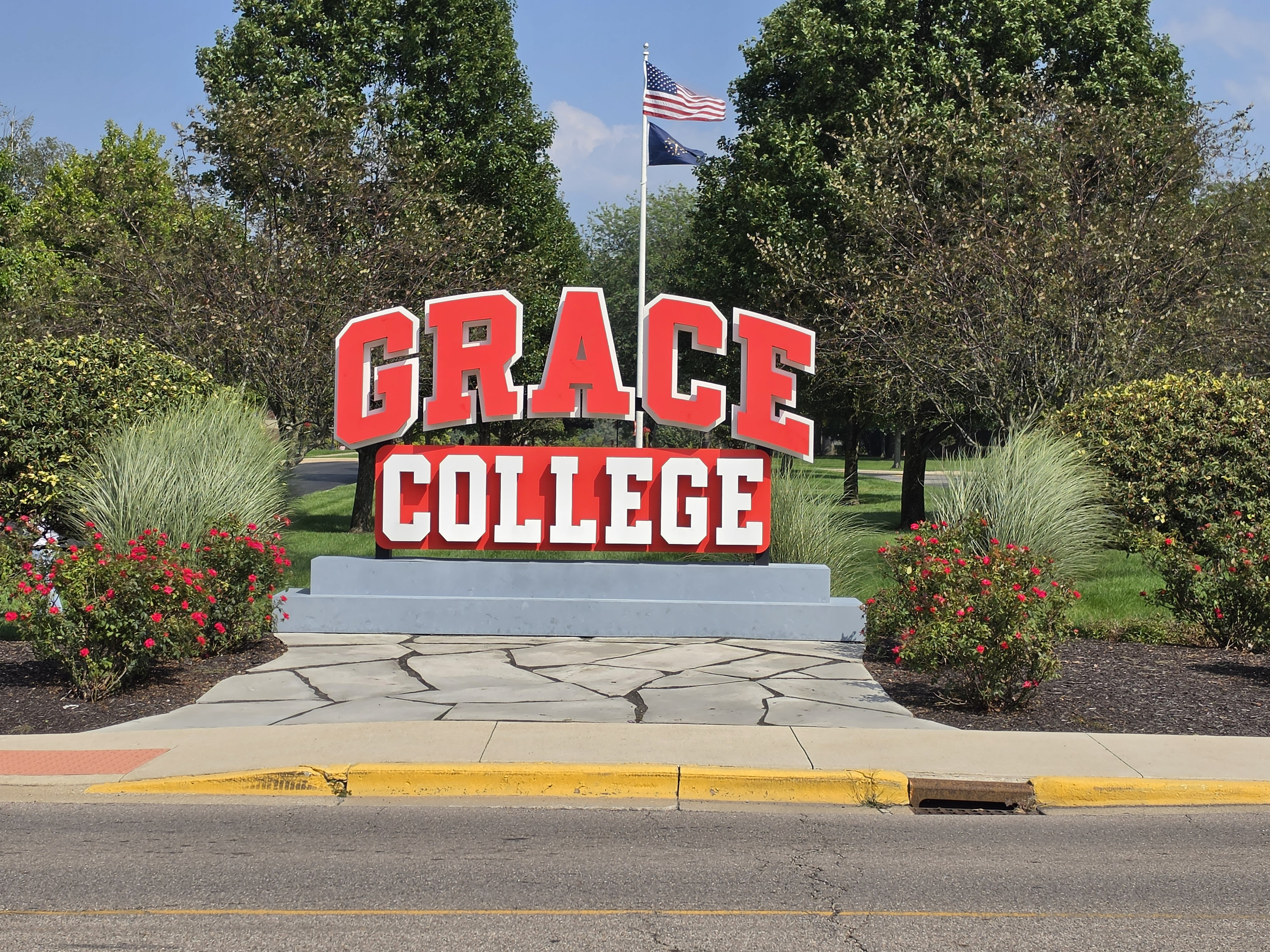 Just a easy, 5 minute walk to the center of beautiful Grace College campus.