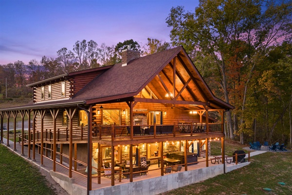 Wheelchair accessible ramps can get you between the main and lower levels