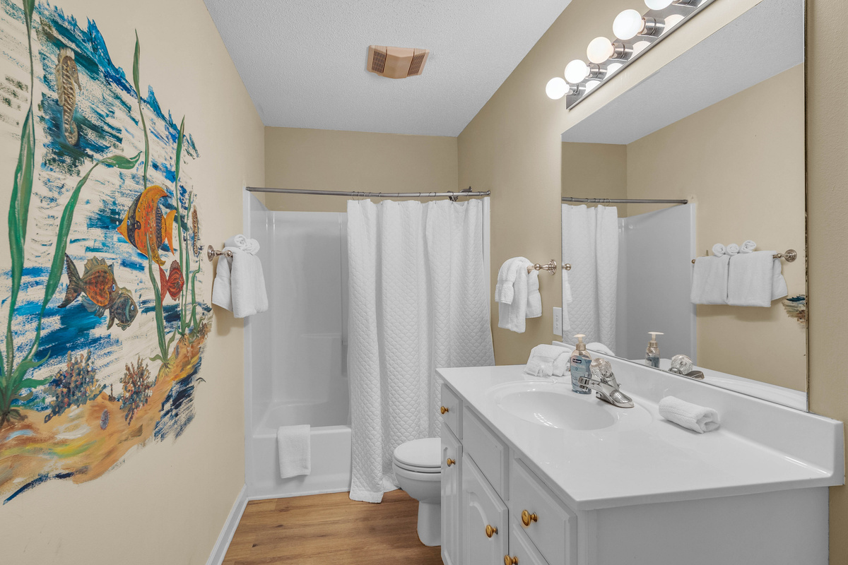 West upstairs bathroom