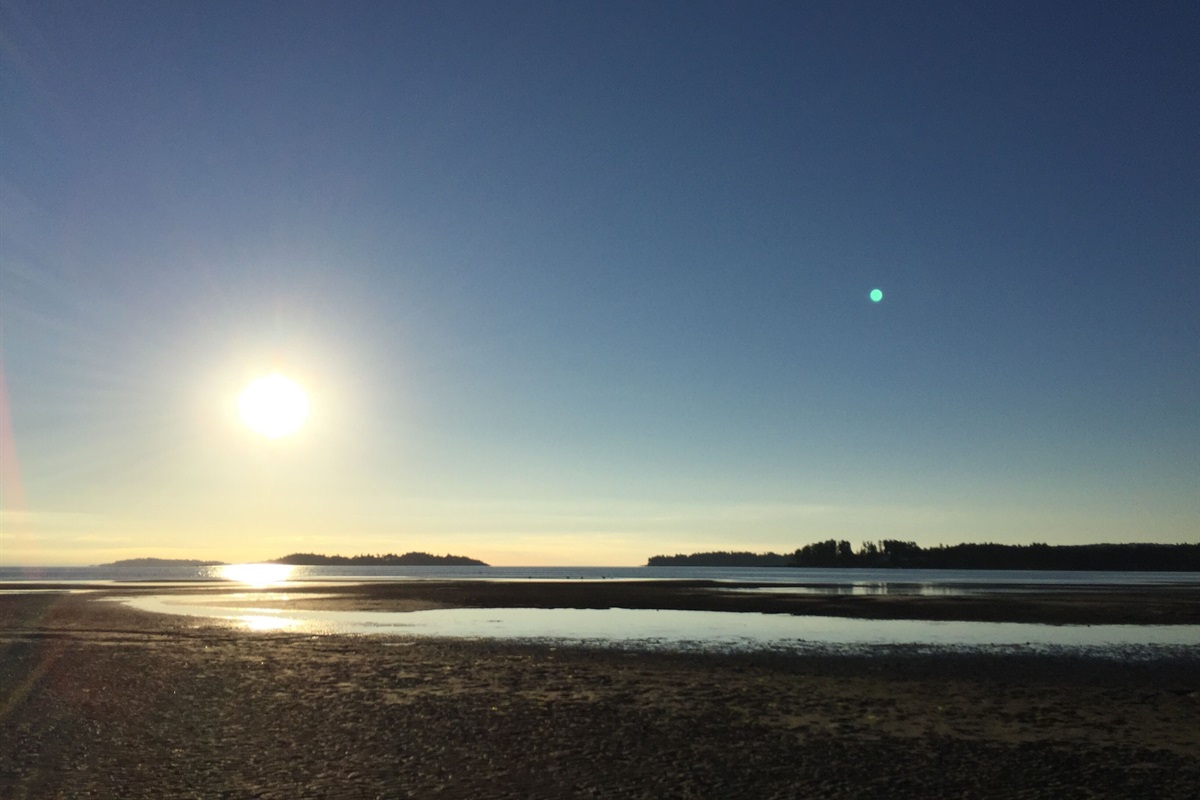 Sunrise as the tide goes out