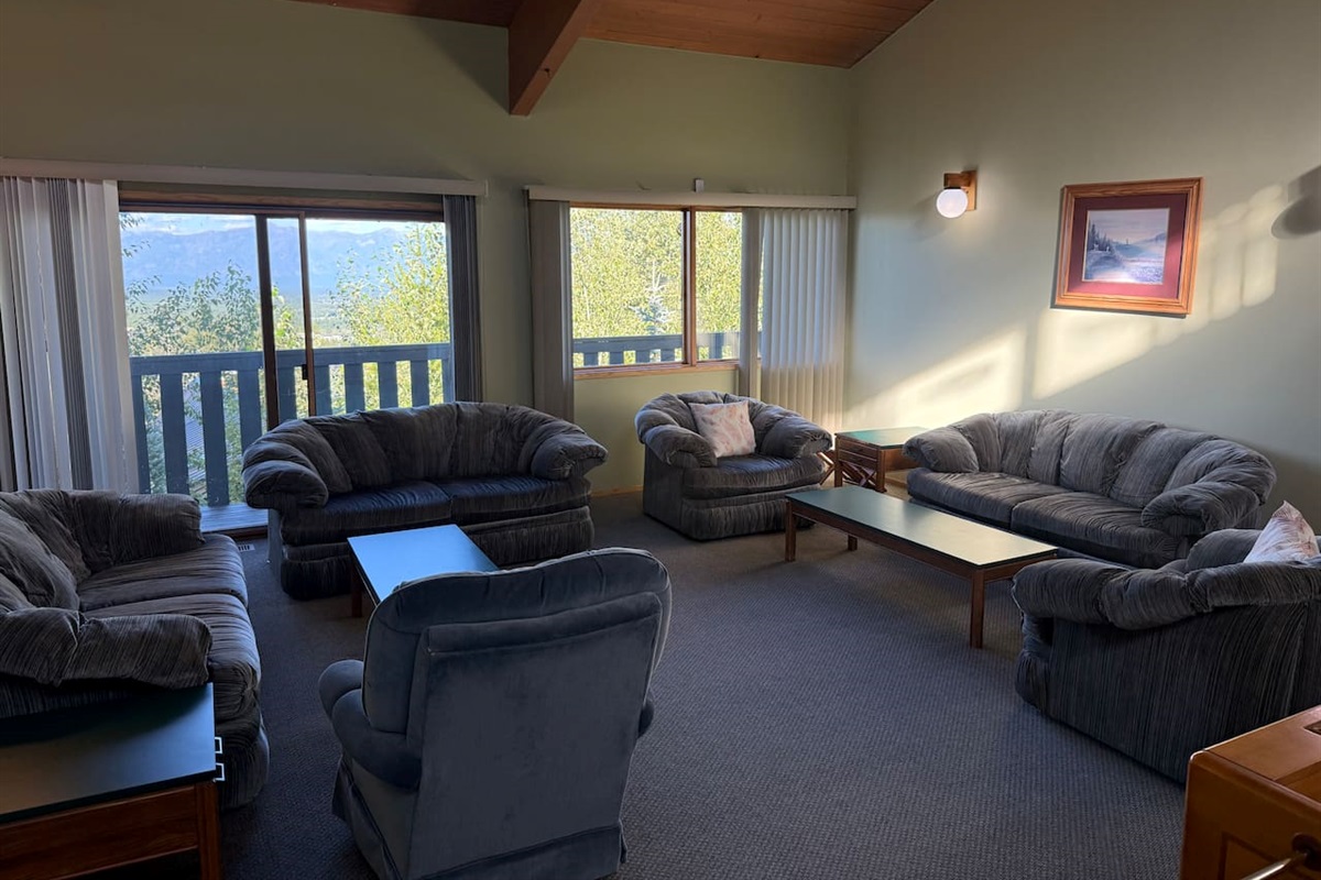 The lounge in the clubhouse is a great place for meeting other people or joining up with family for a games night. 