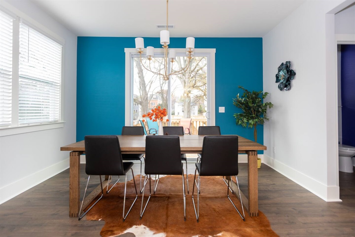 For sitting down as a family or entertaining