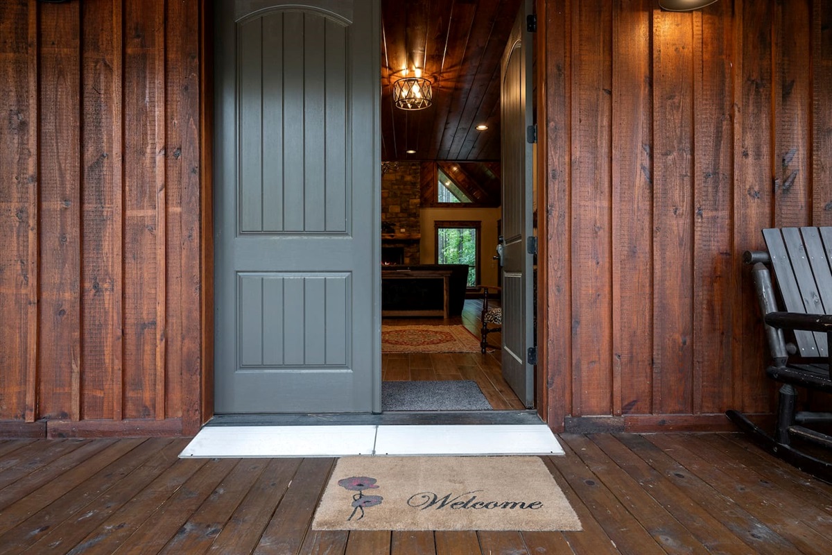 A sneak peek into the welcoming foyer