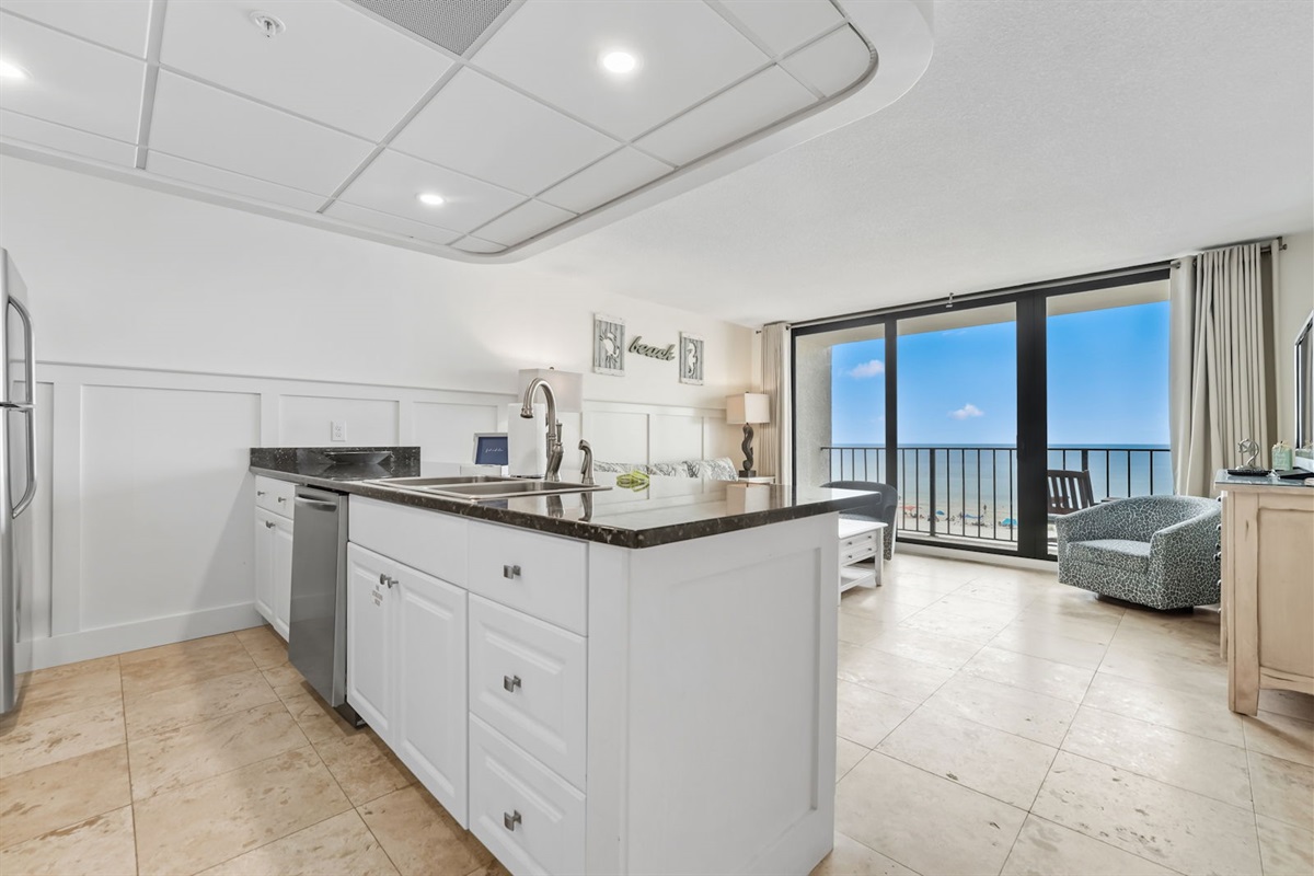 Kitchen & Living area