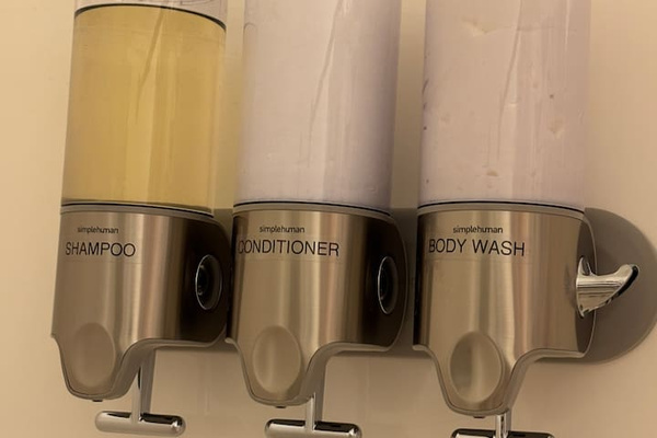 Shampoo, Conditioner and Body Wash provided in each bathroom