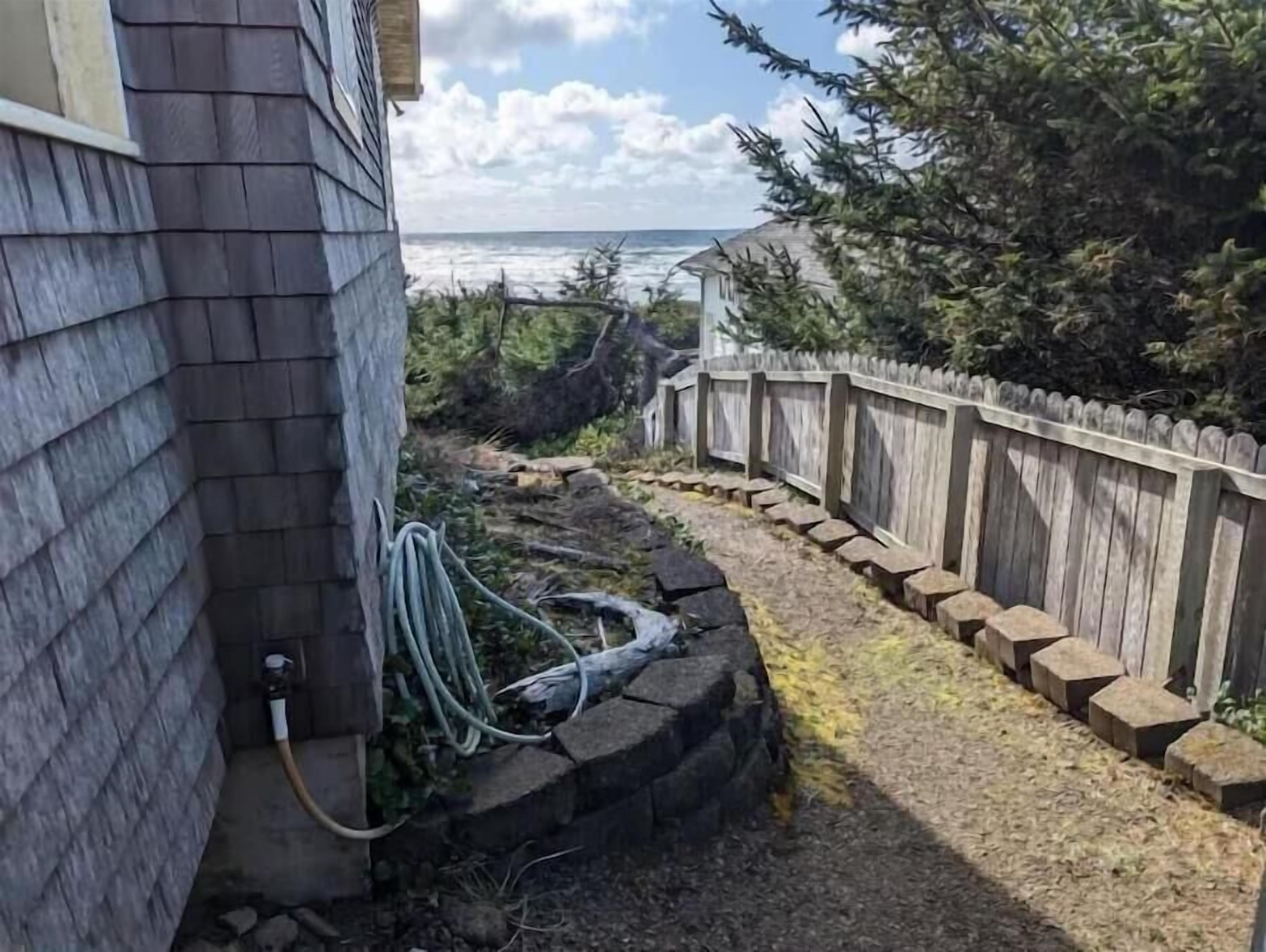 if you hate all the stairs you can go up the path