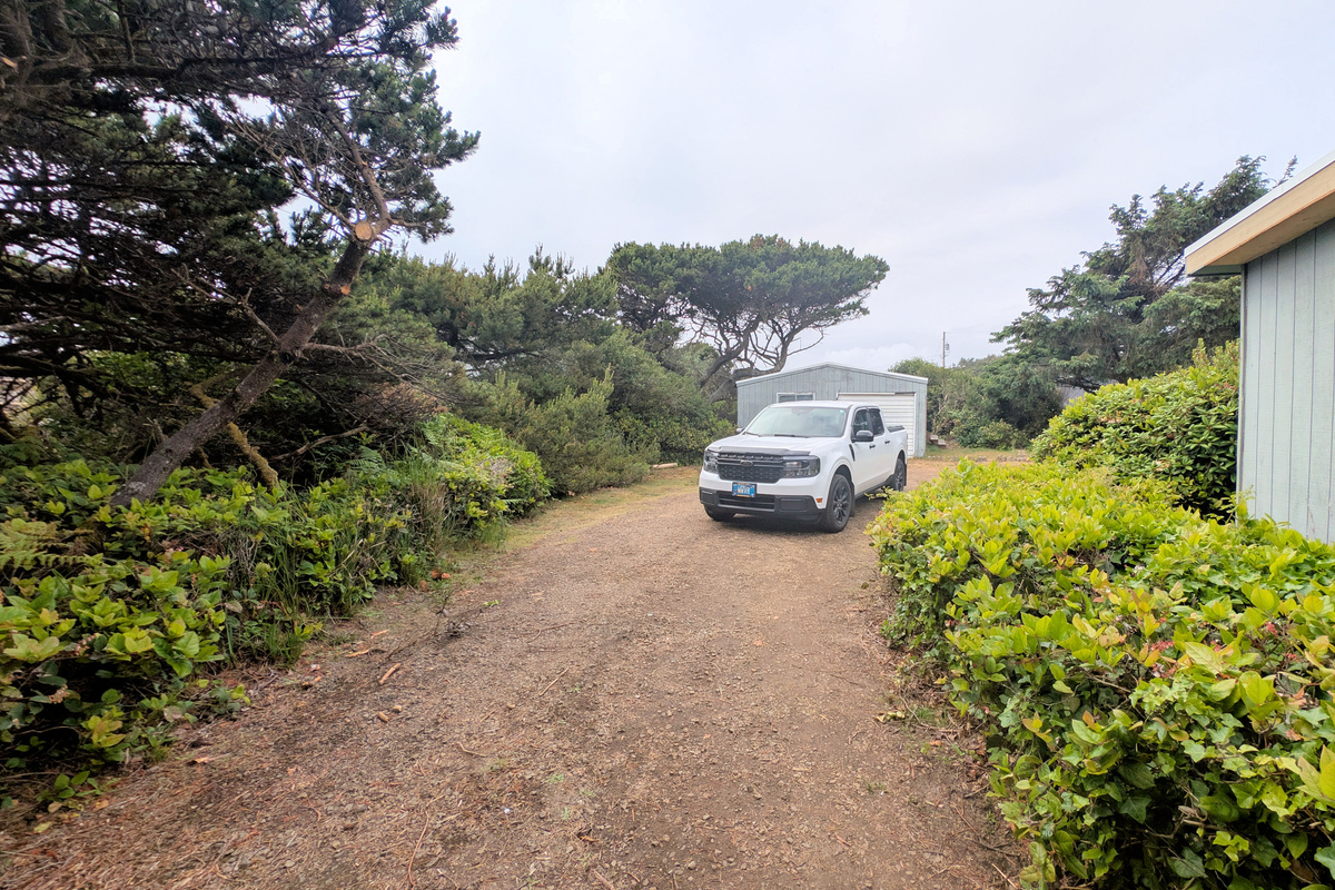 back yard parking