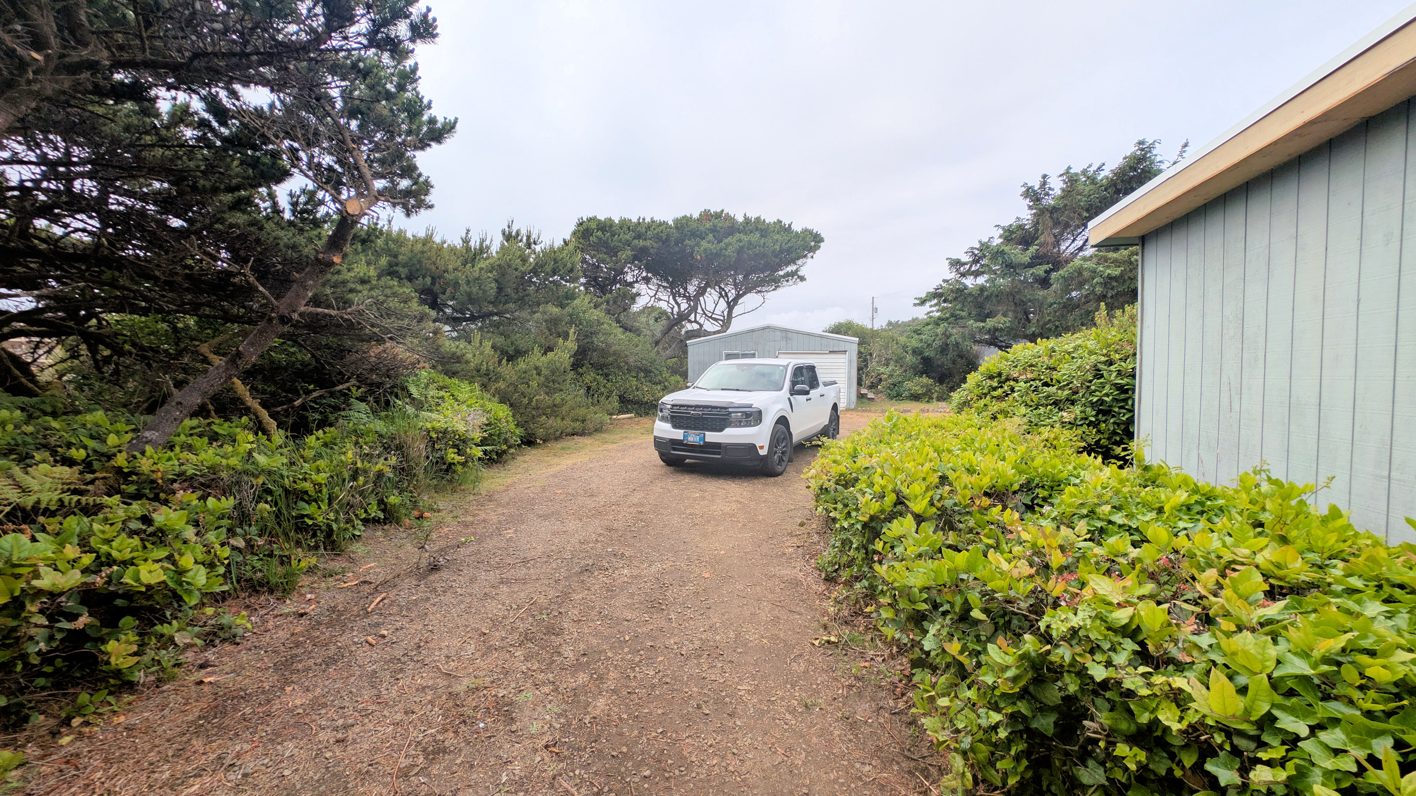 back yard parking
