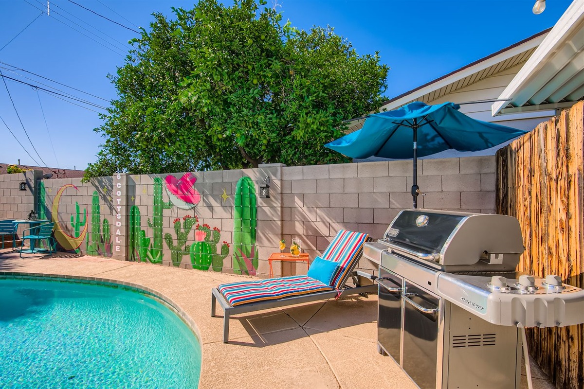 Grilling Area With Lounge Seating