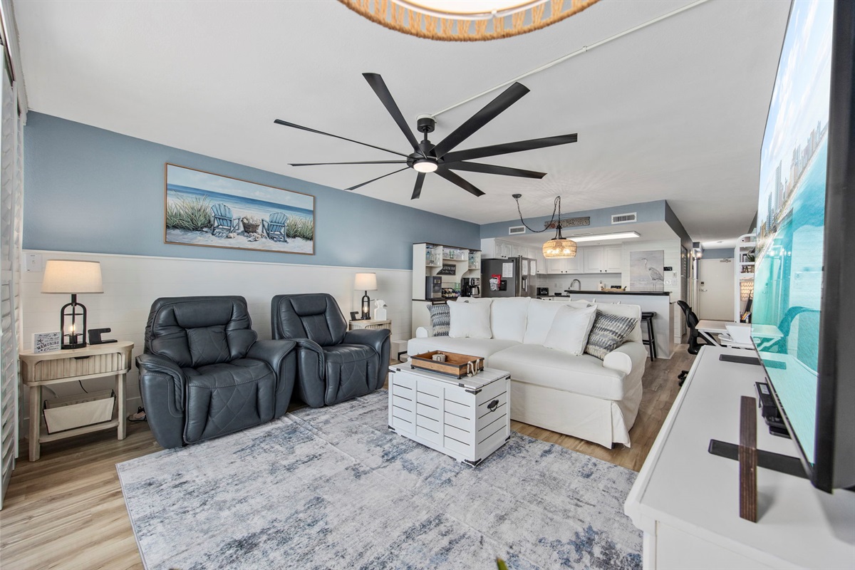 Pull out sleeper sofa!