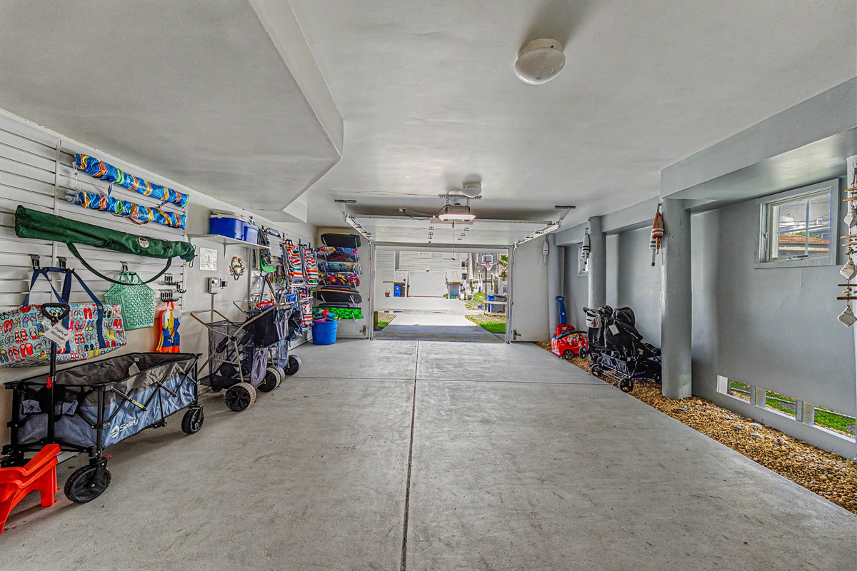 Strollers, toddler push cars, balls, tennis + pickleball supplies for guests