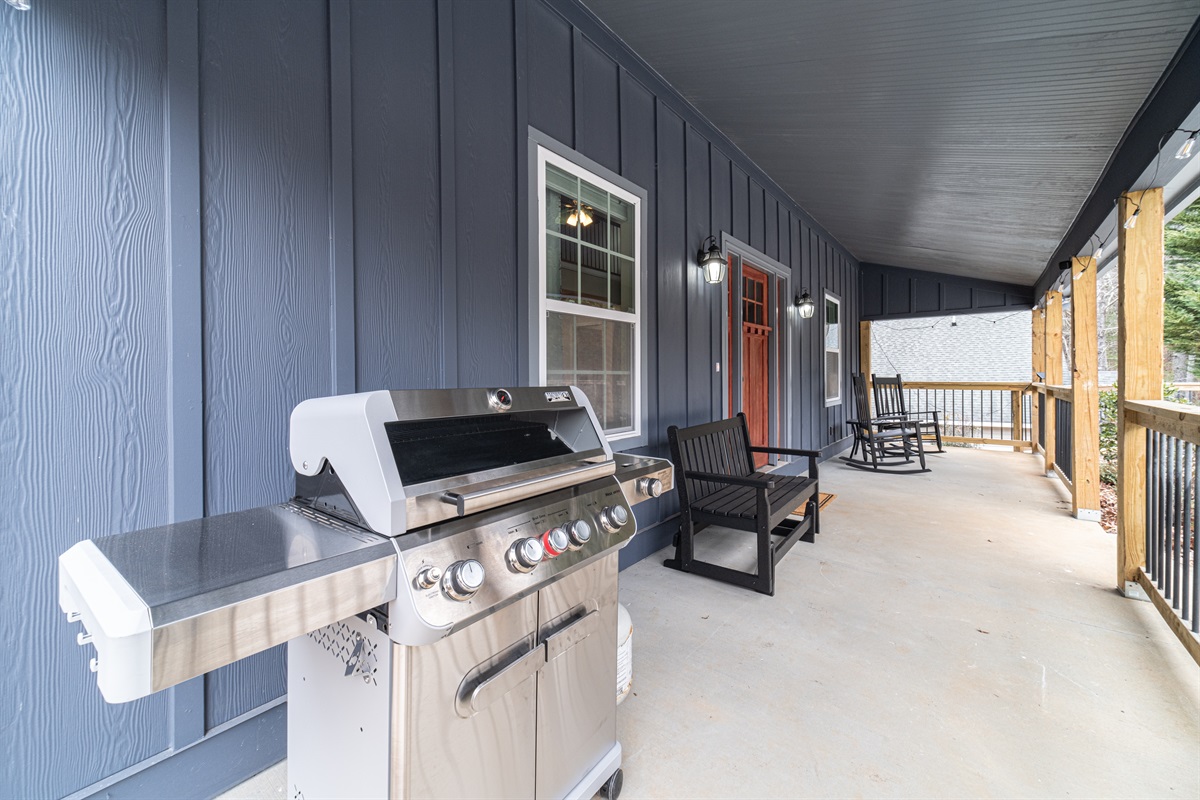 Gas Grill for BBQ Night