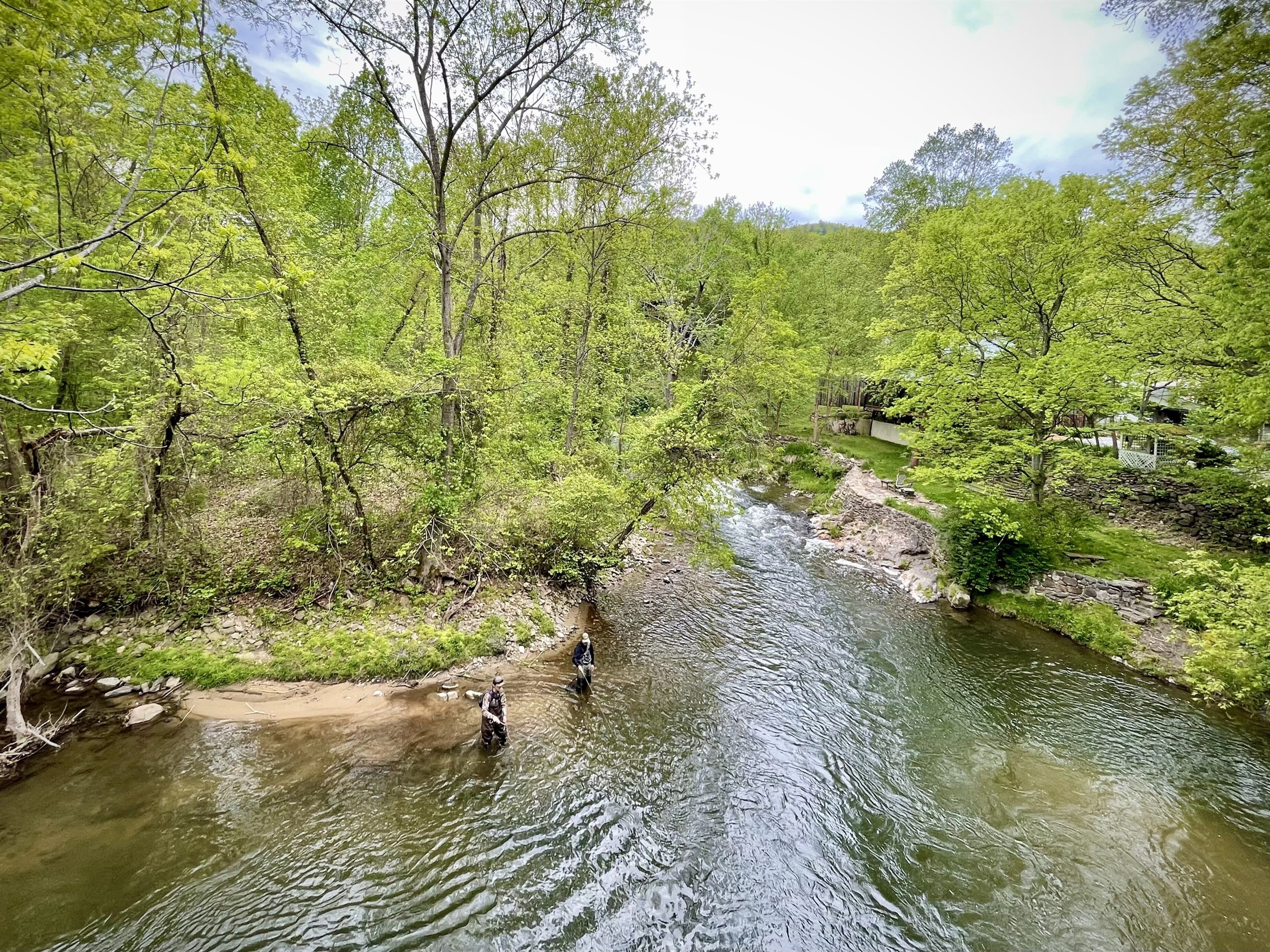 Spring Creek below the house