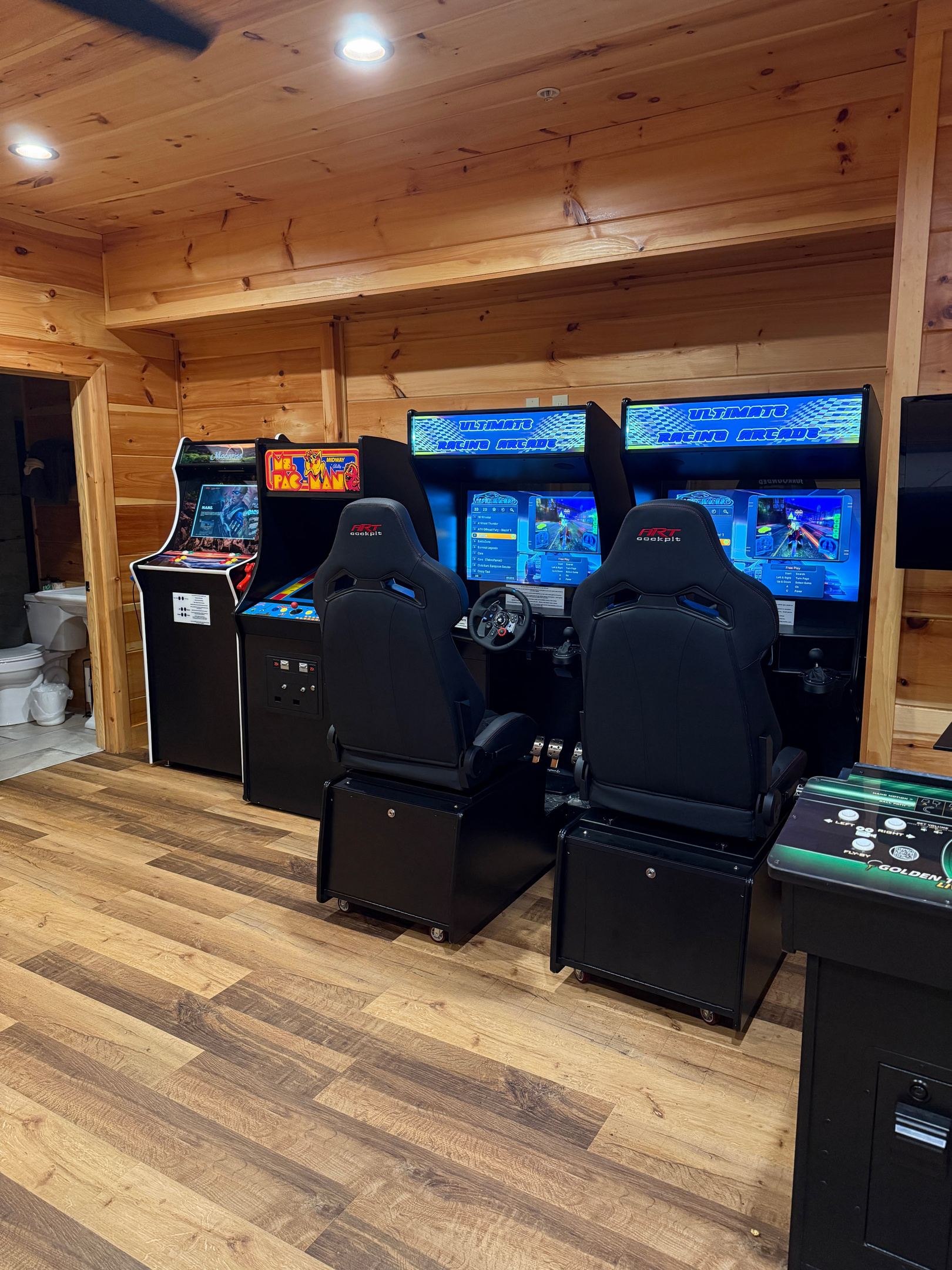 No coins needed, choose your game, let the sibling rivalry begin. Arcade laughs: the kind you don’t want to end.