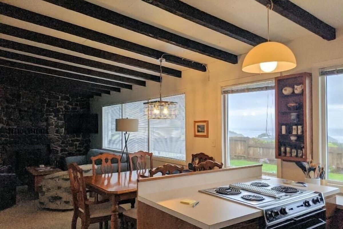 down draft electric range