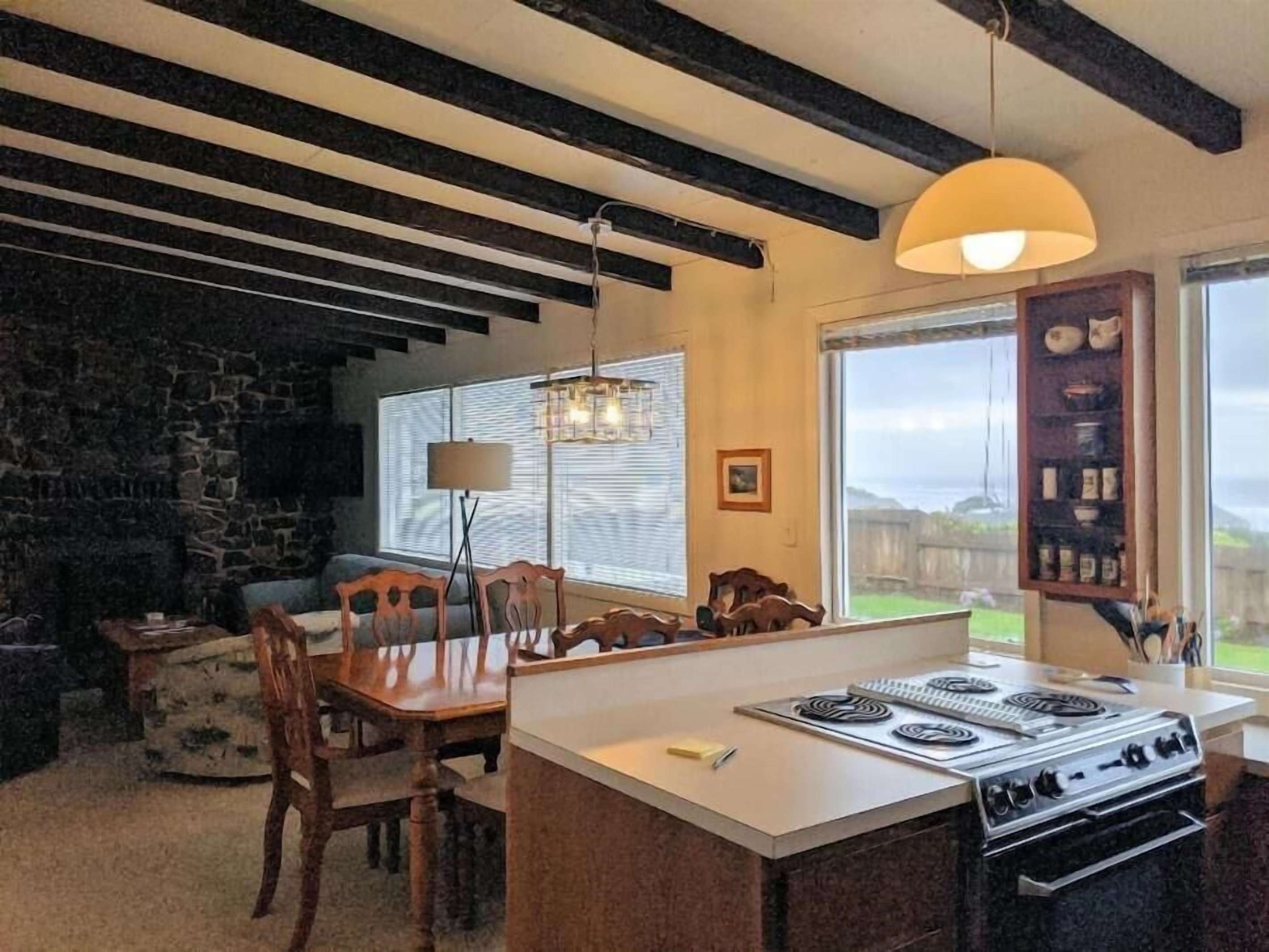 down draft electric range