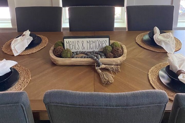 The perfect place for meals and memories!