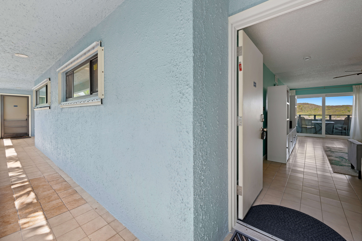 A welcoming path through the resort to your vacation home.