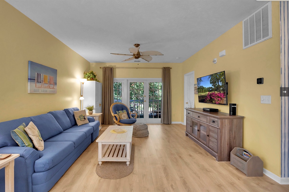 Living Room with sofa bed