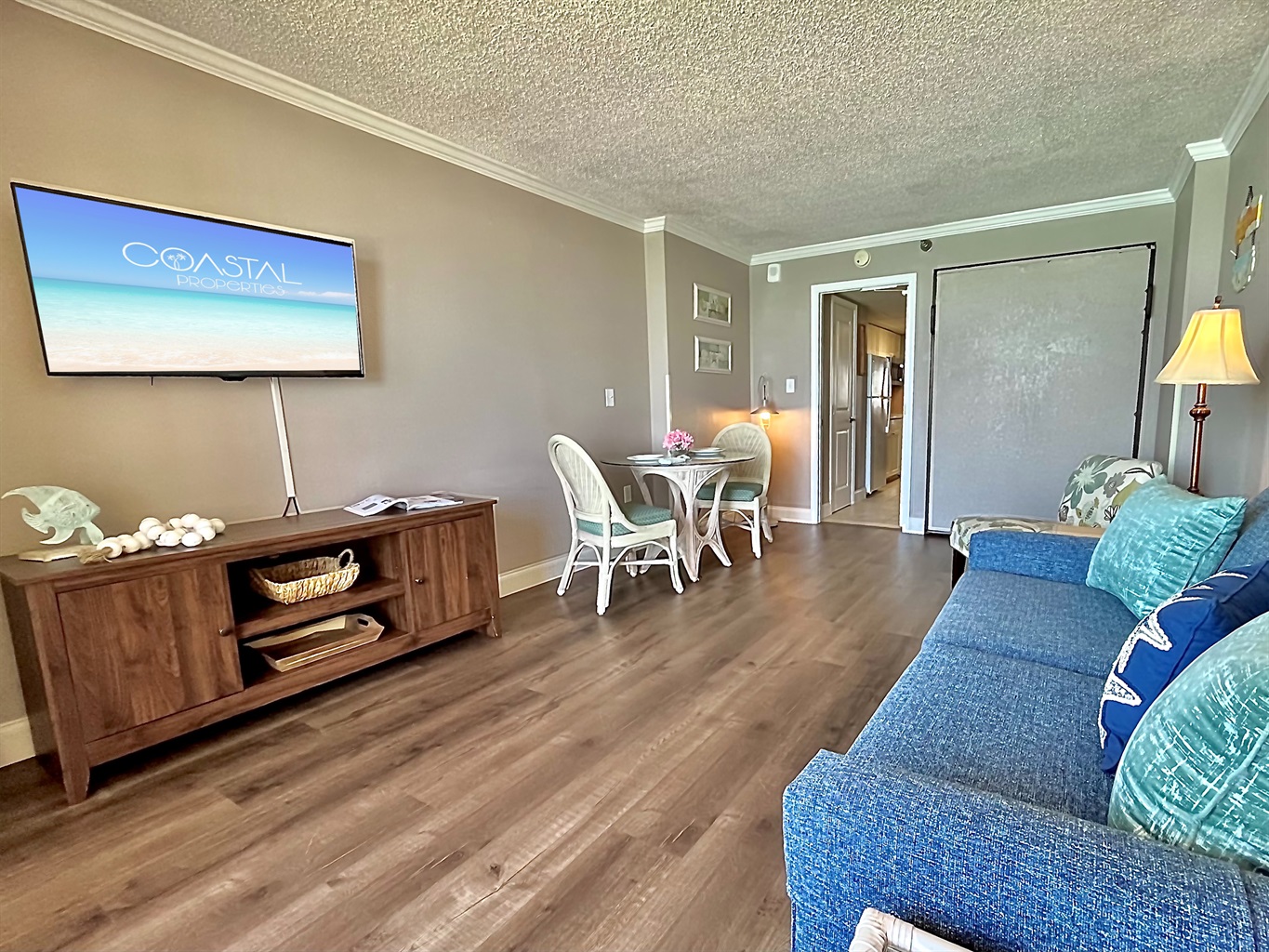 Spacious living room perfect for relaxing and spending time together.