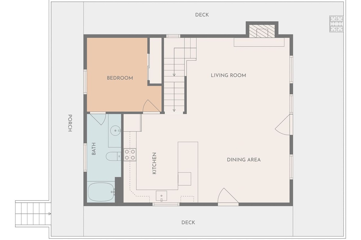 Main Level Floor Plan