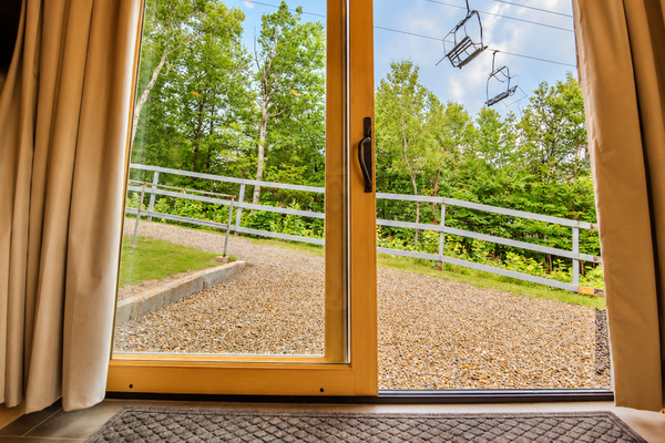 View from living room door