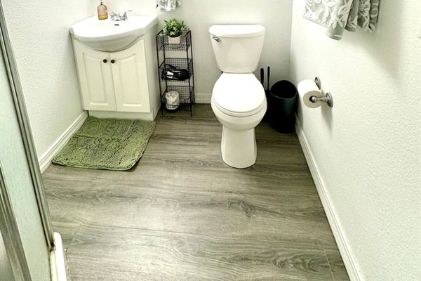 Basement bathroom 