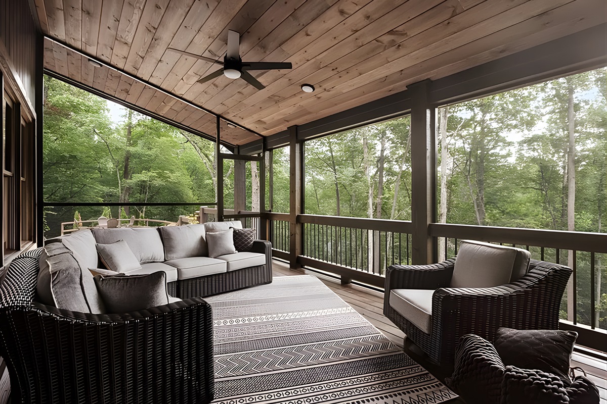 Morning coffee, evening wine, the deck is where time slows.