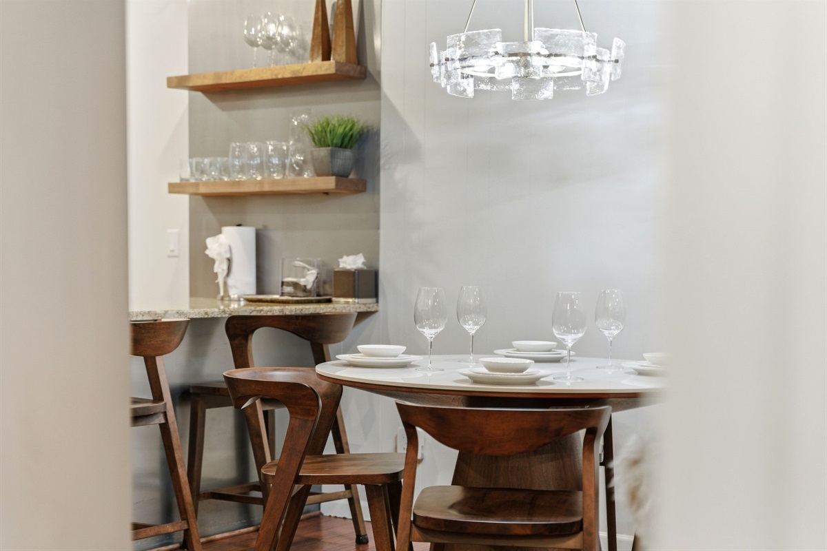 Elegant table setup ready for making memories.