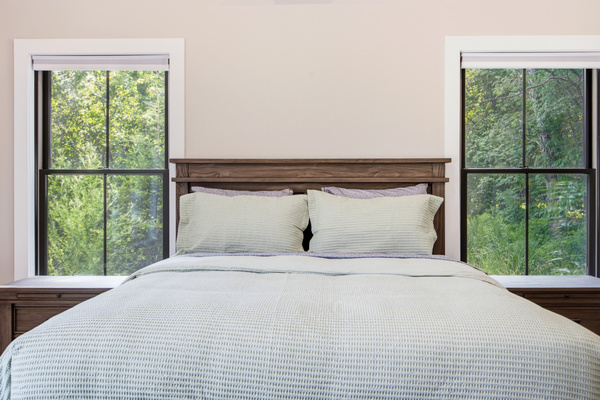 Wake up surrounded by peaceful wooded views and soft natural light.