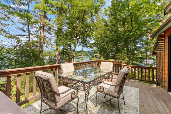 Outdoor Deck for Al Fresco Dining. 