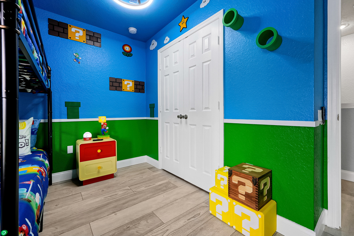 Mario bunk room