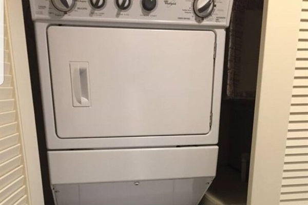 Washer / dryer inside condo