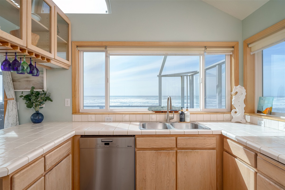 From sunrise to starlit skies, our kitchen offers a front-row seat to nature's masterpiece
