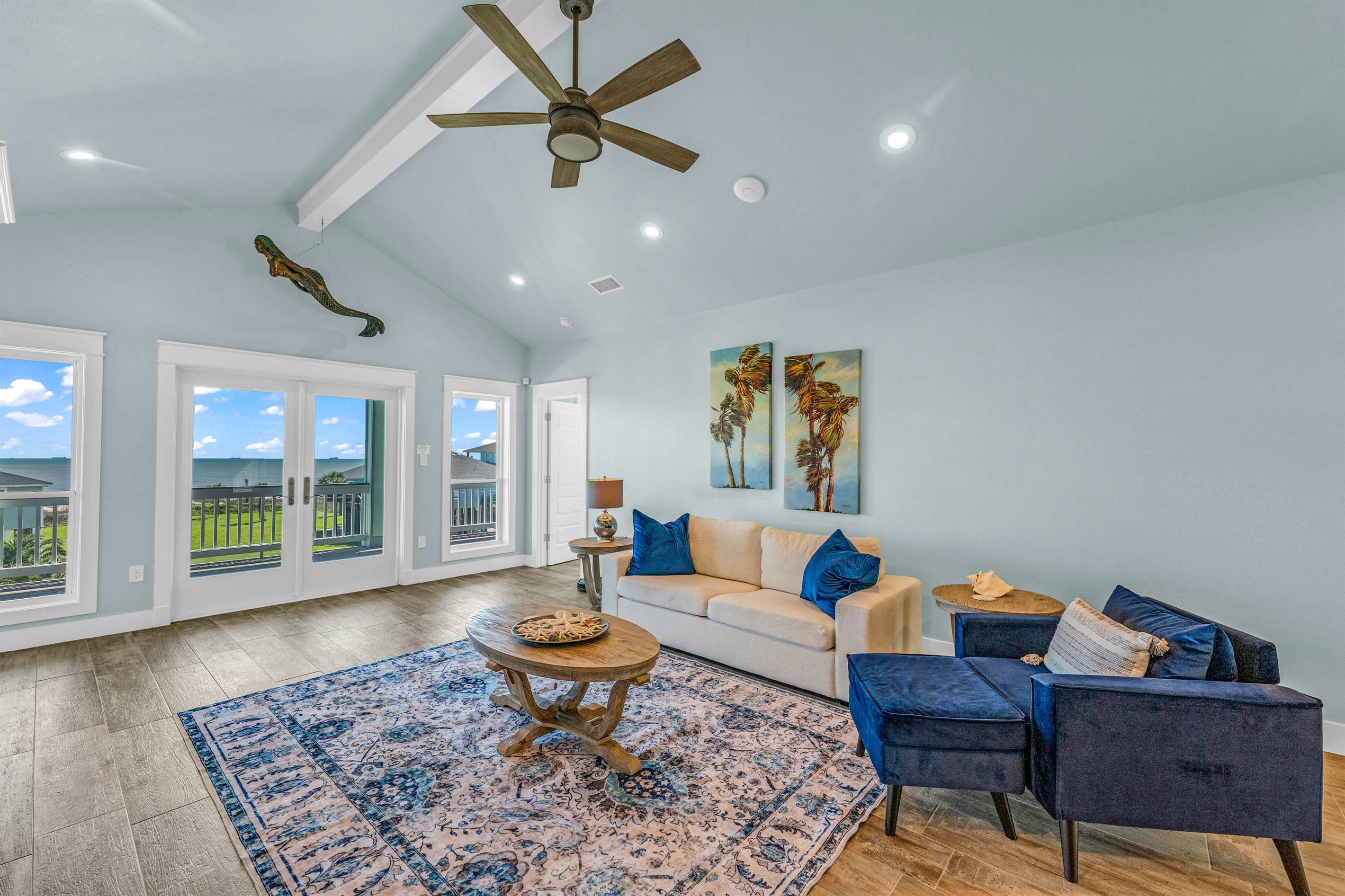 Crystal Paradise Media Room: Spacious media room with comfortable seating and immersive viewing experience.