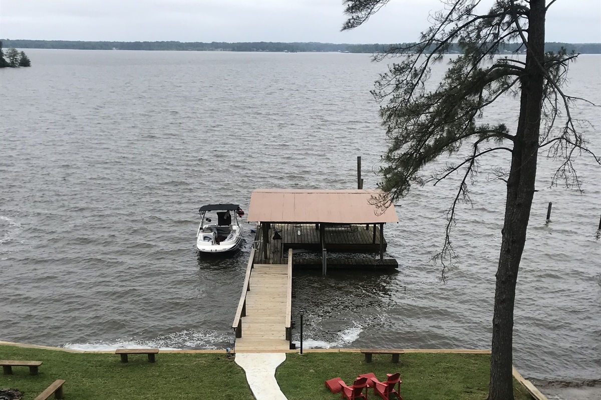 Lakeview / Boathouse view from deck
