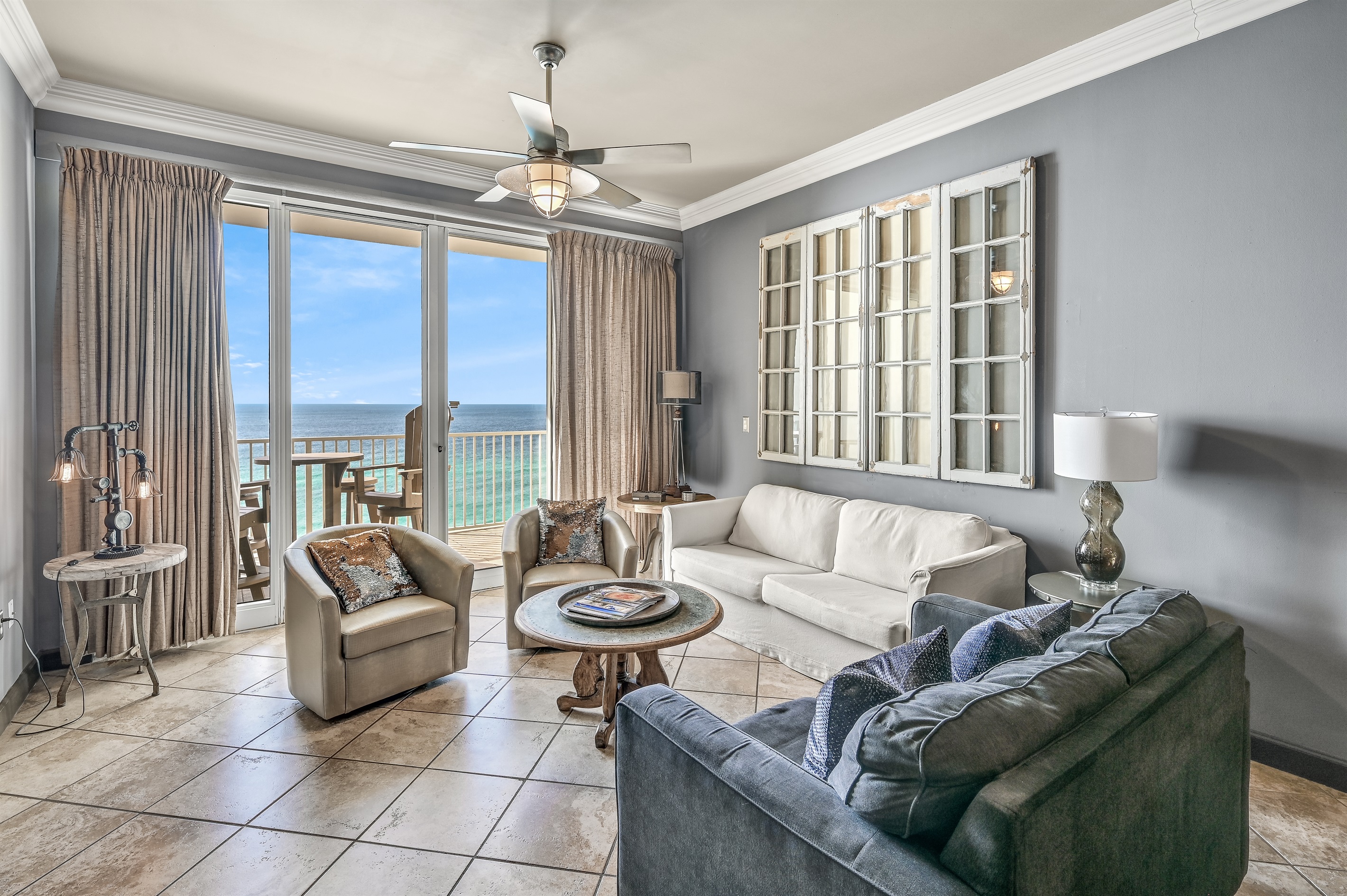 Edgy Decor with Awesome Views!
