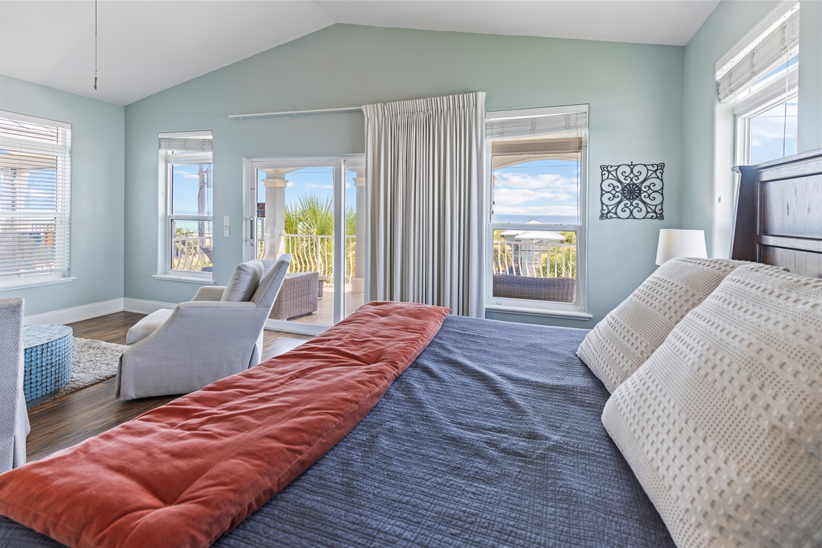 Gulf Views from 3rd Floor Master Bedroom