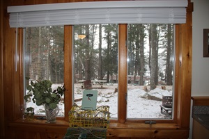 A beautiful Maine winter day from inside the house