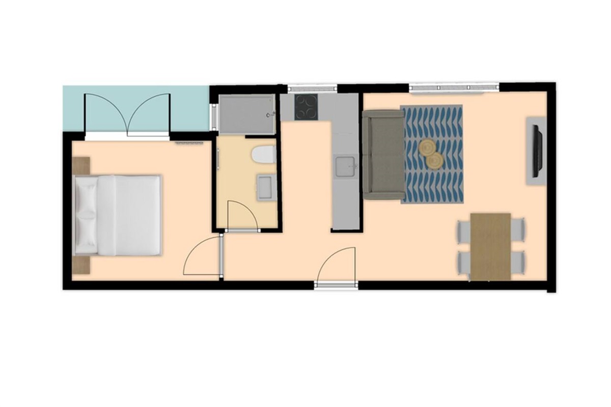 Layout of the apartment