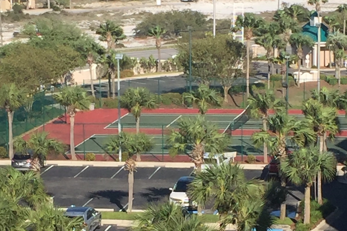 Tennis and Basketball courts