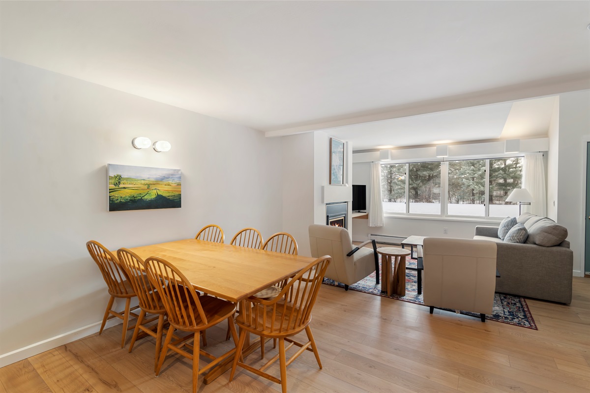 Enjoy meals at the Dining Table