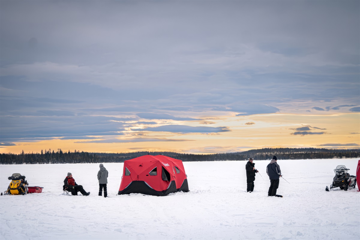 Ice fishing on Lake Petenwell is just INCREDIBLE - Check out our blog!