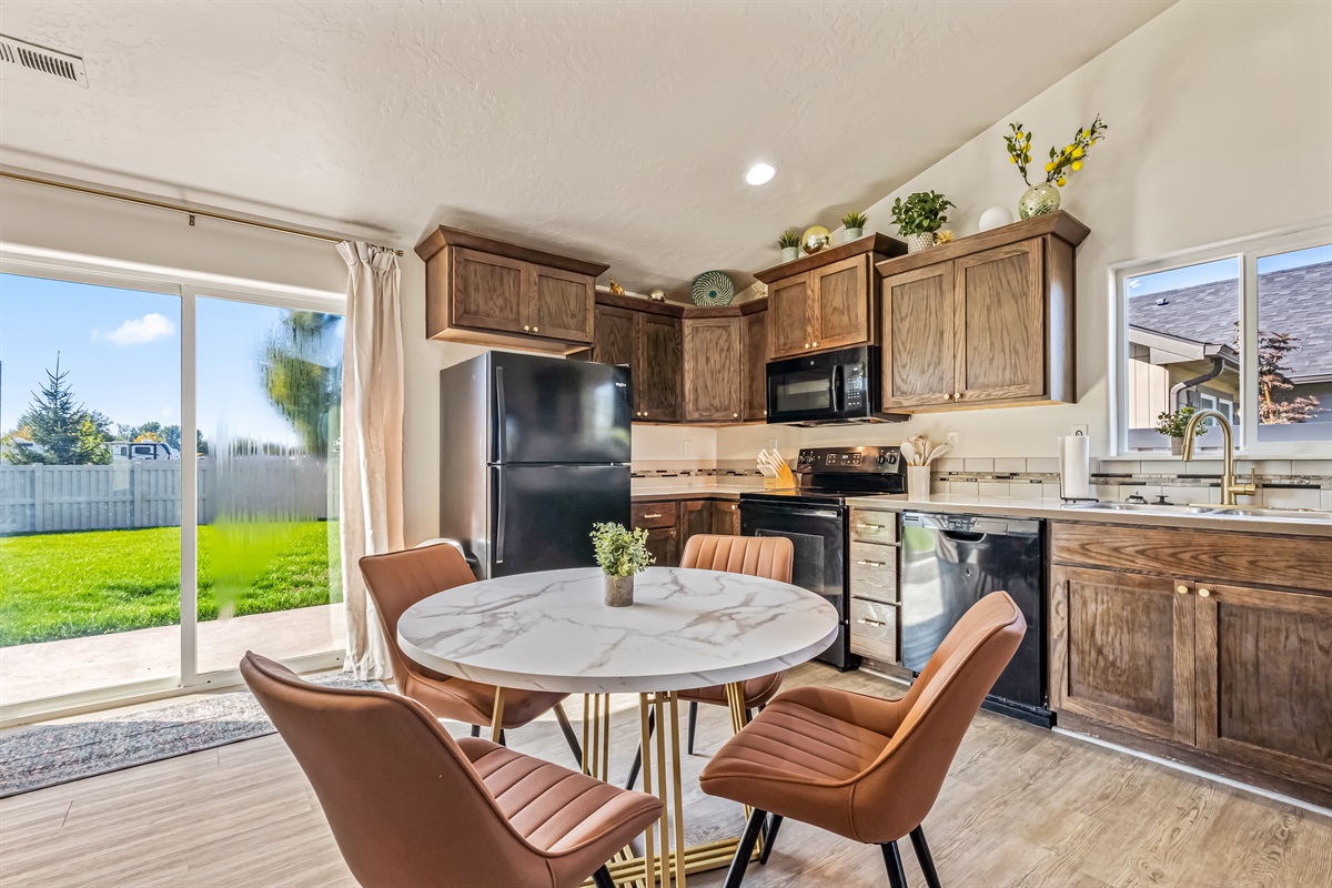 Kitchen and Dining Area