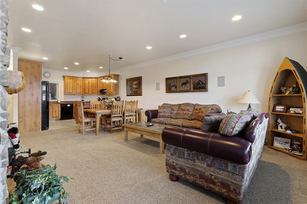 Open-concept living perfect for group gatherings and shared moments.