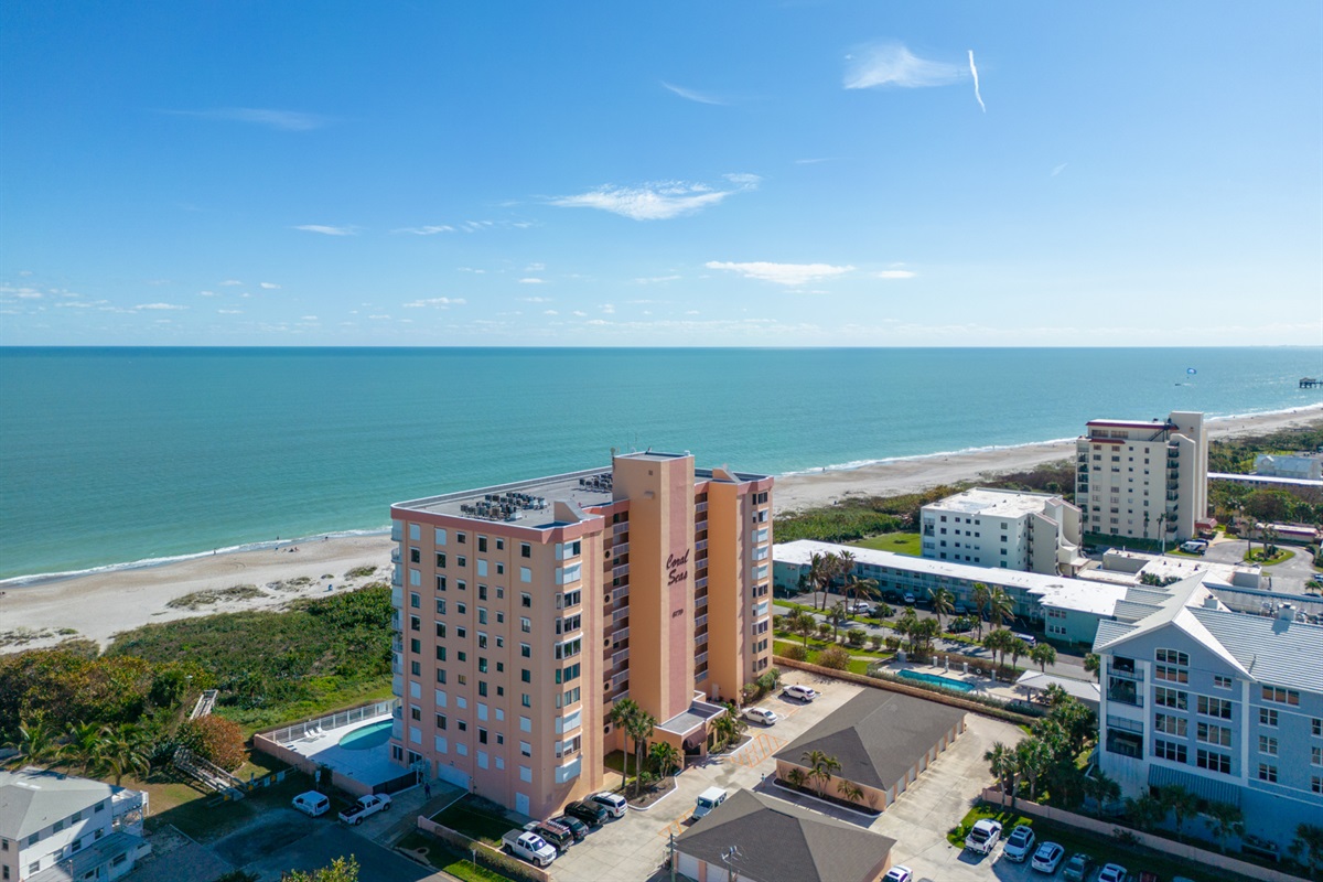 Right on the beach!