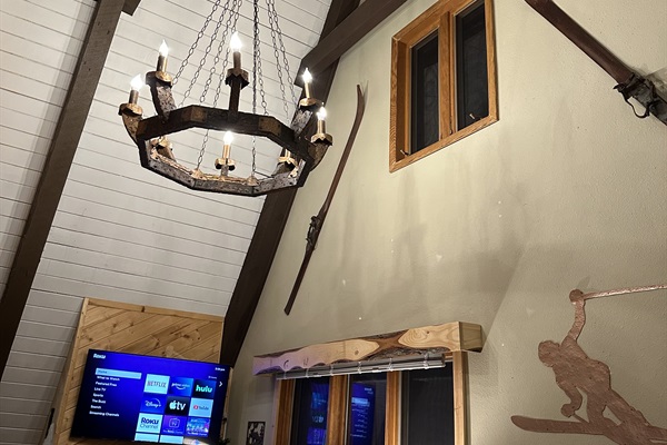View of A-Frame in living room